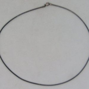 925 Sterling Silver 17.5" Thin Rope Chain Necklace Cord Design